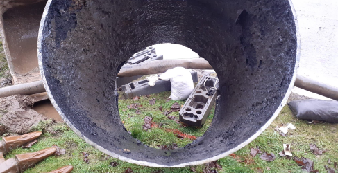 King's Inch Road Sewer Burst