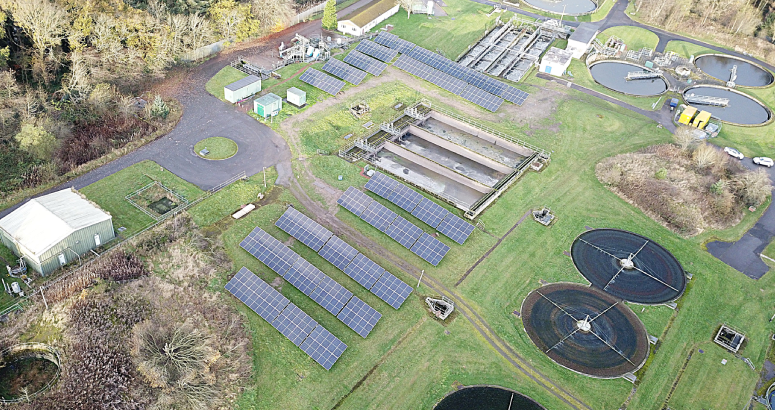 The new solar scheme at Allers WWTW