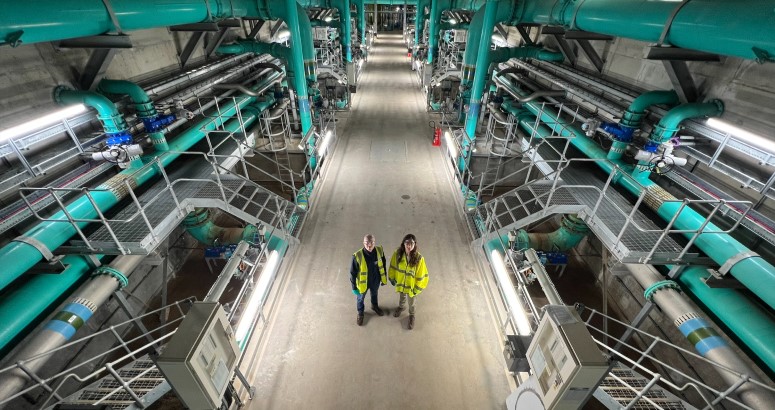 Scottish Water employees hosts tour of leading Water Treatment Works for delegate from USA