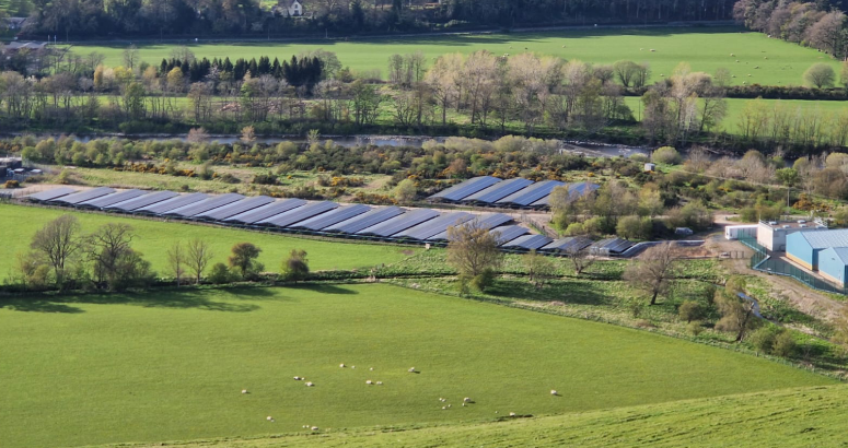 Howden PV scheme arial view
