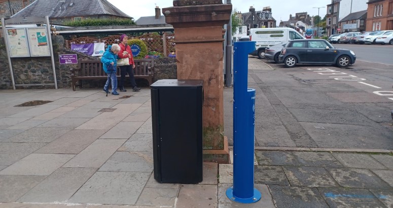 Moffat's brand new bright blue Top Up Tap
