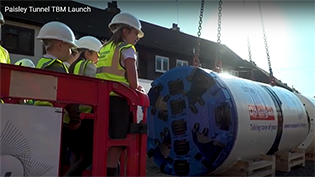 Paisley Tunnel Boring Machine Launch video